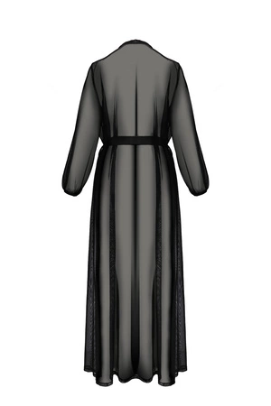 Passion Zinnia peignoir Nocna peniuar, black