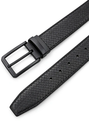 Vivisence PM003 Pasek skórzany, czarny