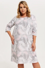 Italian Fashion Bartonia r.3/4 Nocna koszula, druk/szary