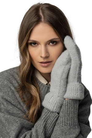 Vivisence 7097Kmpl Komplet kaptur+rękawiczki, jasnoszary