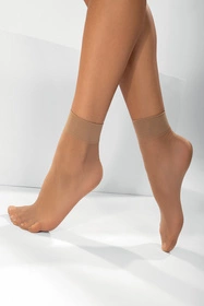 Vivisence 8300 3-pack Classic 20 DEN Wyrób pończoszniczy skarpetki, daino