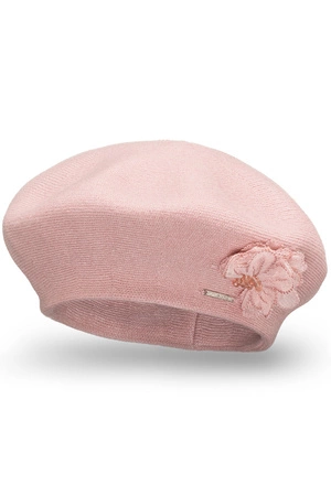 Vivisence 7036 Nakrycie głowy beret, różowy
