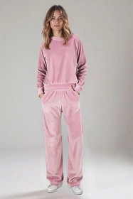 Vivisence 9206kmpl Komplet bluza+spodnie, pudrowy róż