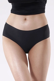 Julimex Simple panty Majtki figi, czarny