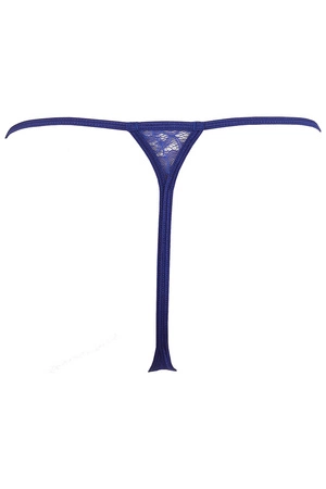 Axami V-9609 Nocna komplet koszulka + stringi, niebieski