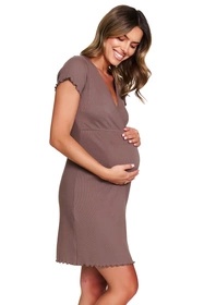 Doctor Nap TCB.7303 Nocna koszula, mocha mousse