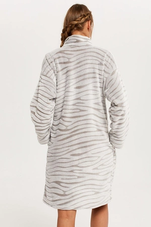 Italian Fashion Meru dł.r. Nocna szlafrok, szary