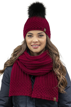 Vivisence 7016 Nakrycie g�owy czapka, bordowy