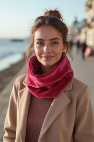 Vivisence 7109 Szalik lub apaszka komin, rubinowy