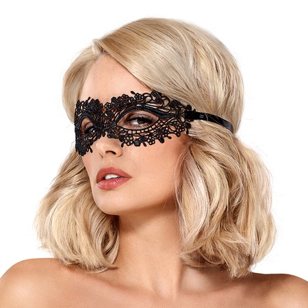 Obsessive A710 mask Akcesoria erotyczne opaska, czarny