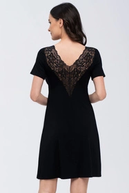 Babella Simone Nocna koszulka, czarny