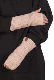 Vivisence 7216 Rękawiczki dzianinowe, różowy