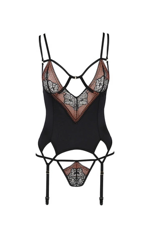 Casmir Mirella corset Gorset sexy, black