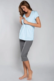 Italian Fashion Felicita kr.r. sp.3/4 Nocna piżama, niebieski