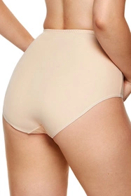 Gorteks Zara/FW Majtki wysokie figi, beżowy