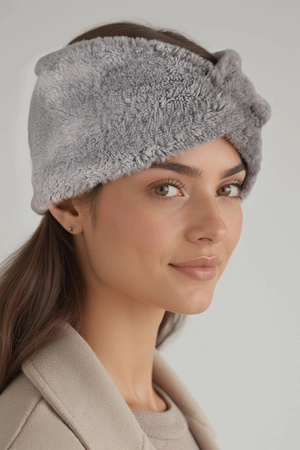 Vivisence 70108 Nakrycie głowy opaska, szary jasny