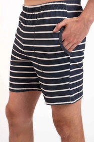 Italian Fashion Lars kr.r. kr.sp. Nocna piżama, beż/druk grafit