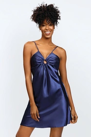 Dkaren Kamaria Nocna koszulka, granat