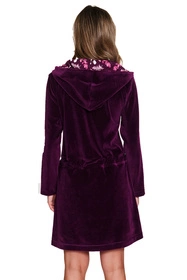 Doctor Nap SWO.1008 Nocna szlafrok, burgundy