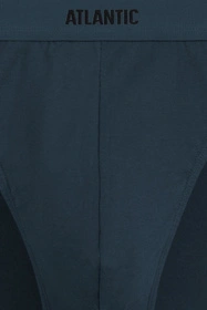 Atlantic 3MP-0944 3-pack Majtki slipy, brąz/indygo/khaki