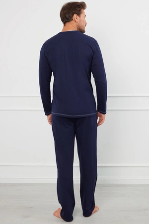 Italian Fashion Salomon dł.r. dł.sp. Nocna piżama, granat/niebieski