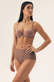 Henderson Bump 2 2-pack 42854 Majtki wysokie figi, K002 mokka/beż/czarny