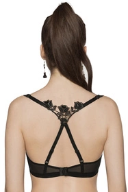 Róża Lisbet Biustonosz braletka, czarny