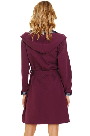 Doctor Nap SWW.7106 Nocna szlafrok, burgundy