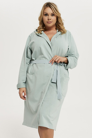 Italian Fashion Karina dł.r. Nocna szlafrok, mięta