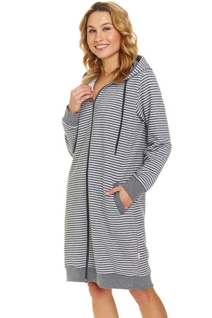 Doctor Nap SMZ.5246 Nocna szlafrok, dark grey
