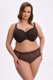 Gaia 1058M Sonia Maxi Biustonosz półusztywniany, brązowy