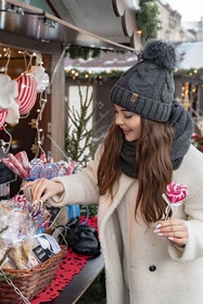 Vivisence 7014 Kmpl+R Komplet czapka+komin+rękawiczki, ciemnoszary