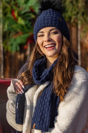 Vivisence 7015S Szalik lub apaszka szalik, granatowy