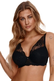 Lupo 2315 Biustonosz push-up, czarny