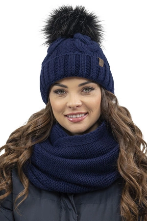 Vivisence 7103 Szalik lub apaszka komin, granatowy