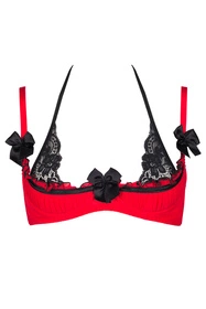 Axami V-8771 Biustonosz półusztywniany, czerwony