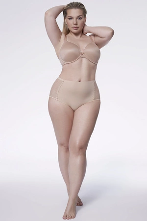 Julimex Opal panty Majtki wysokie figi, beżowy