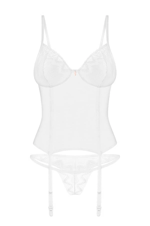 Obsessive Alissium corset & thong Gorset sexy, white