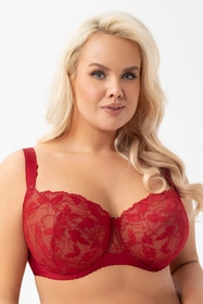 Gorsenia K959 Amira Biustonosz miękki, czerwony