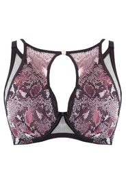 Unikat Zuma Biustonosz miękki, czarny-wzór