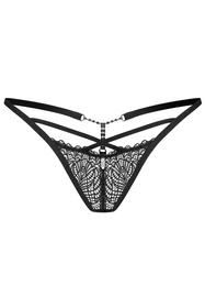 Obsessive Iliosa thong Majtki stringi, czarny