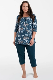 Italian Fashion Hariet r.3/4 sp.3/4 Nocna piżama, morski/druk