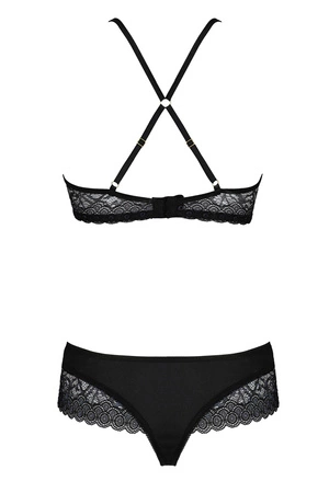 Casmir Kitasana bikini Nocna komplet biustonosz + stringi, black