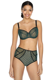 Bella Misteria 23-48 Szmaragdowa głębia Biustonosz miękki, zielony