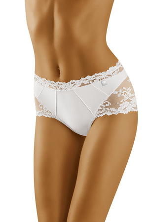 Wol-Bar Diamond 3515 Majtki wysokie figi, bia�y