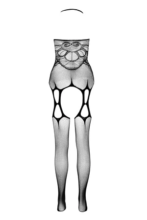 Passion ECO BS002 Body bodystocking, black