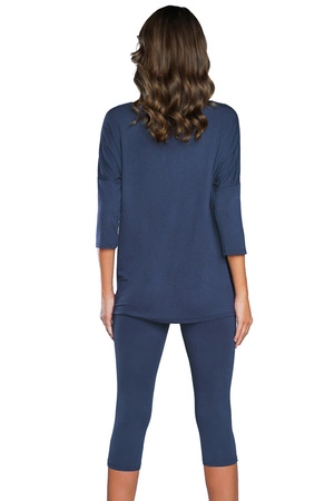 Italian Fashion Mandala r.3/4 sp.3/4 Nocna piżama, granat