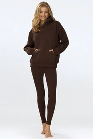 Dkaren Oseye-Kpl Komplet legginsy + bluza, czekolada