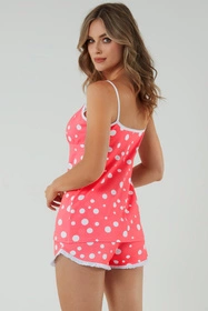 Italian Fashion Ojos ws.r. kr.sp. Nocna piżama, druk/malina