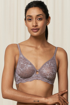 Triumph 10214458 Amourette Charm Conscious W02 Biustonosz mi�kki, 3091-pigeon grey
